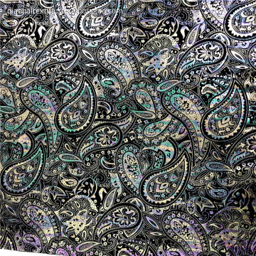 Polyester Spandex Foil Print